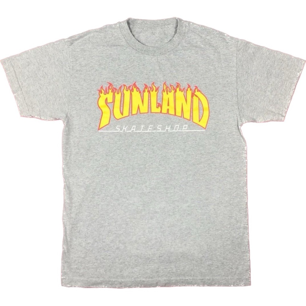 Sunland Skateshop Casual Tee - Grey